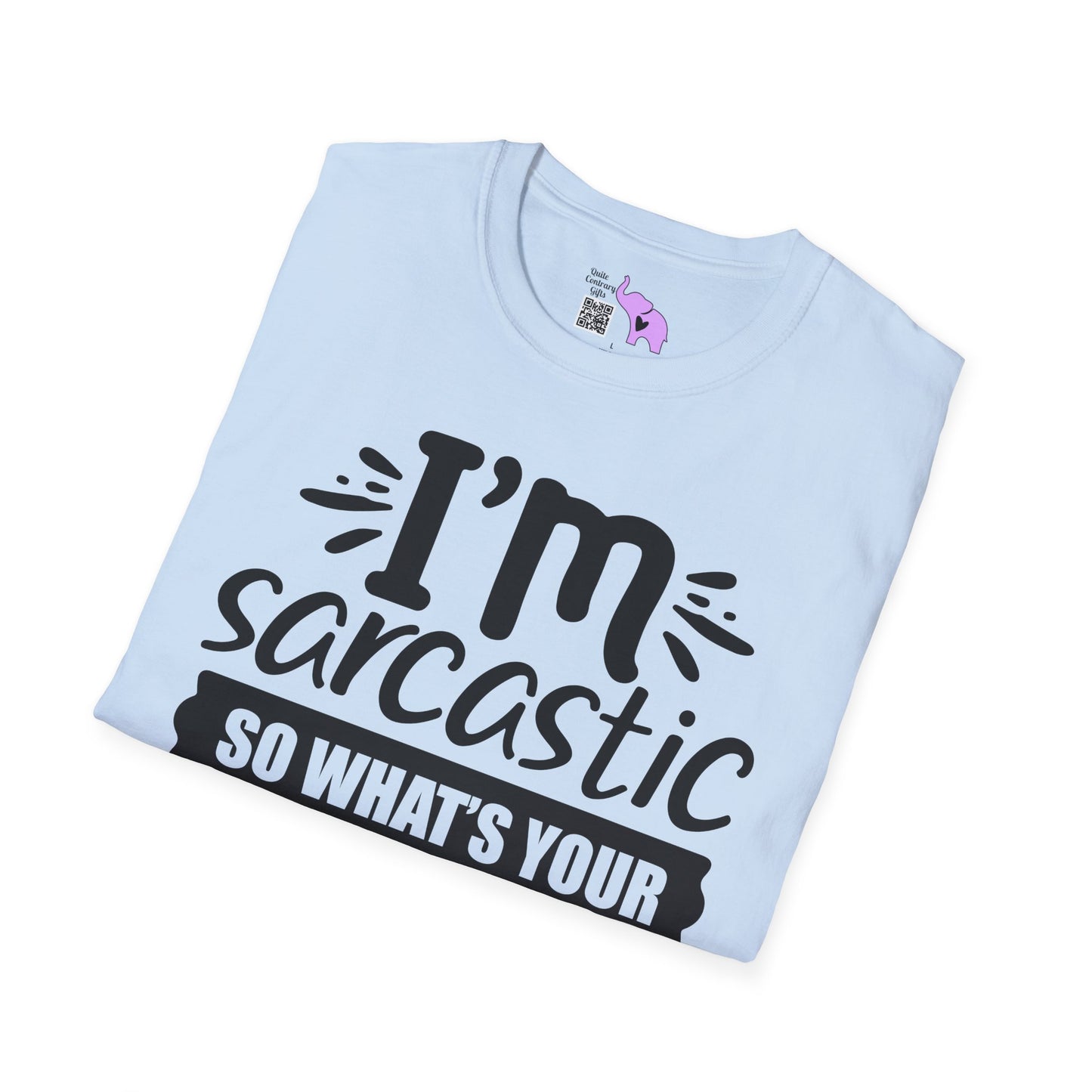 I'm Sarcastic So What's Your Superpower Adult T-shirt