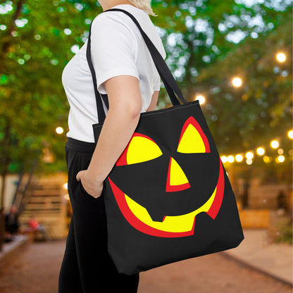Jack O' Lantern Canvas Tote Bag