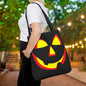 Jack O' Lantern Canvas Tote Bag