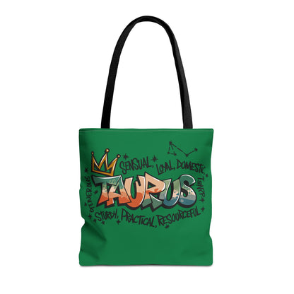 Taurus Street Art Canvas Tote Bag