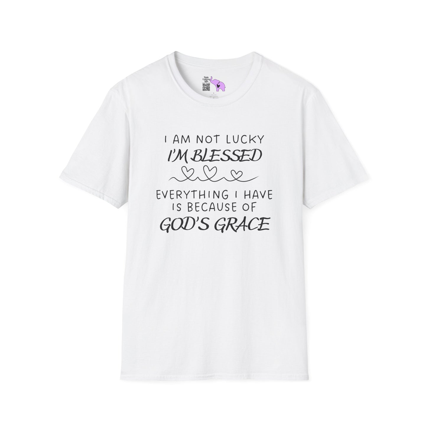 I'm Not Lucky I'm Blessed Adult T-shirt