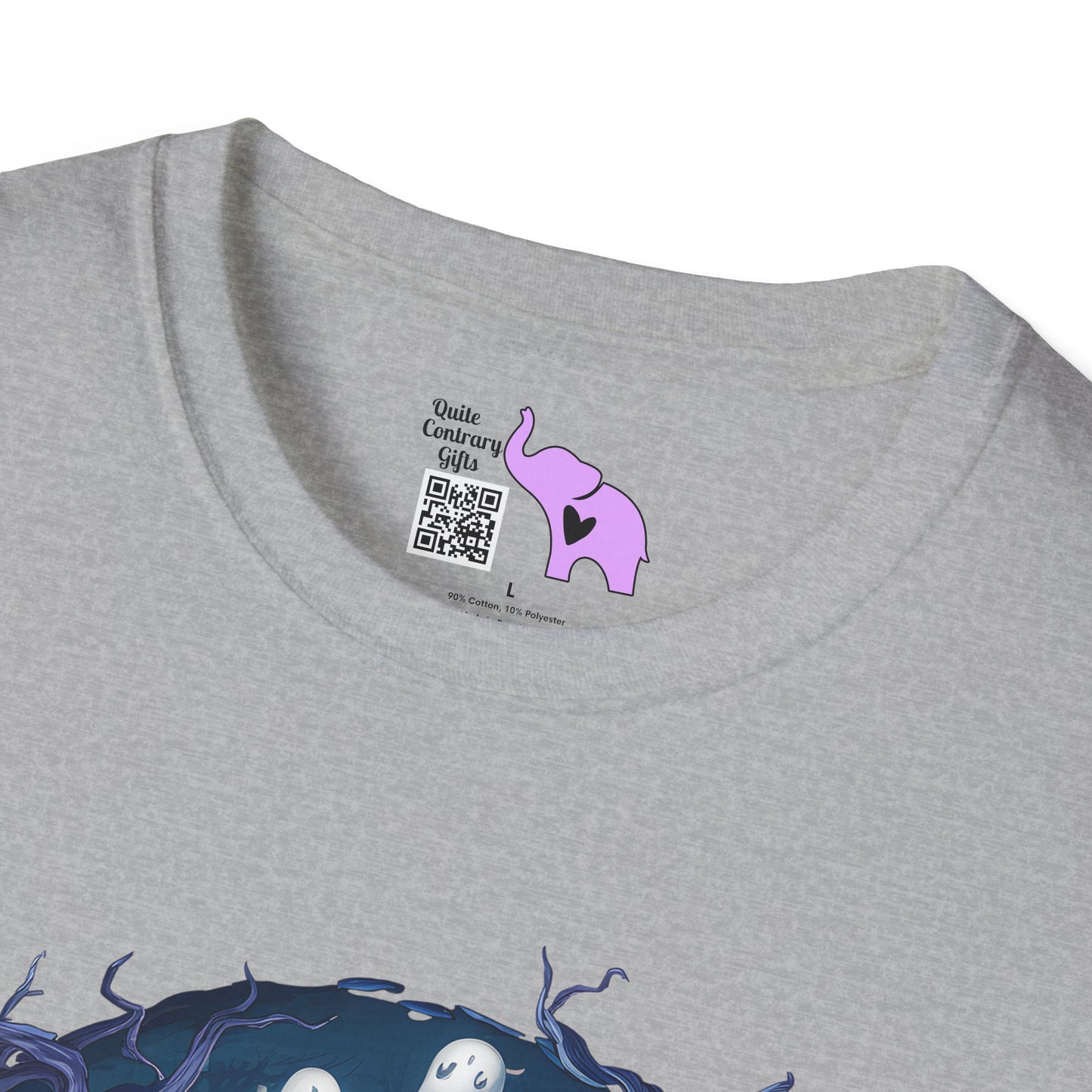 Halloween Stitch w/Ghosts and Witch Adult T-shirt