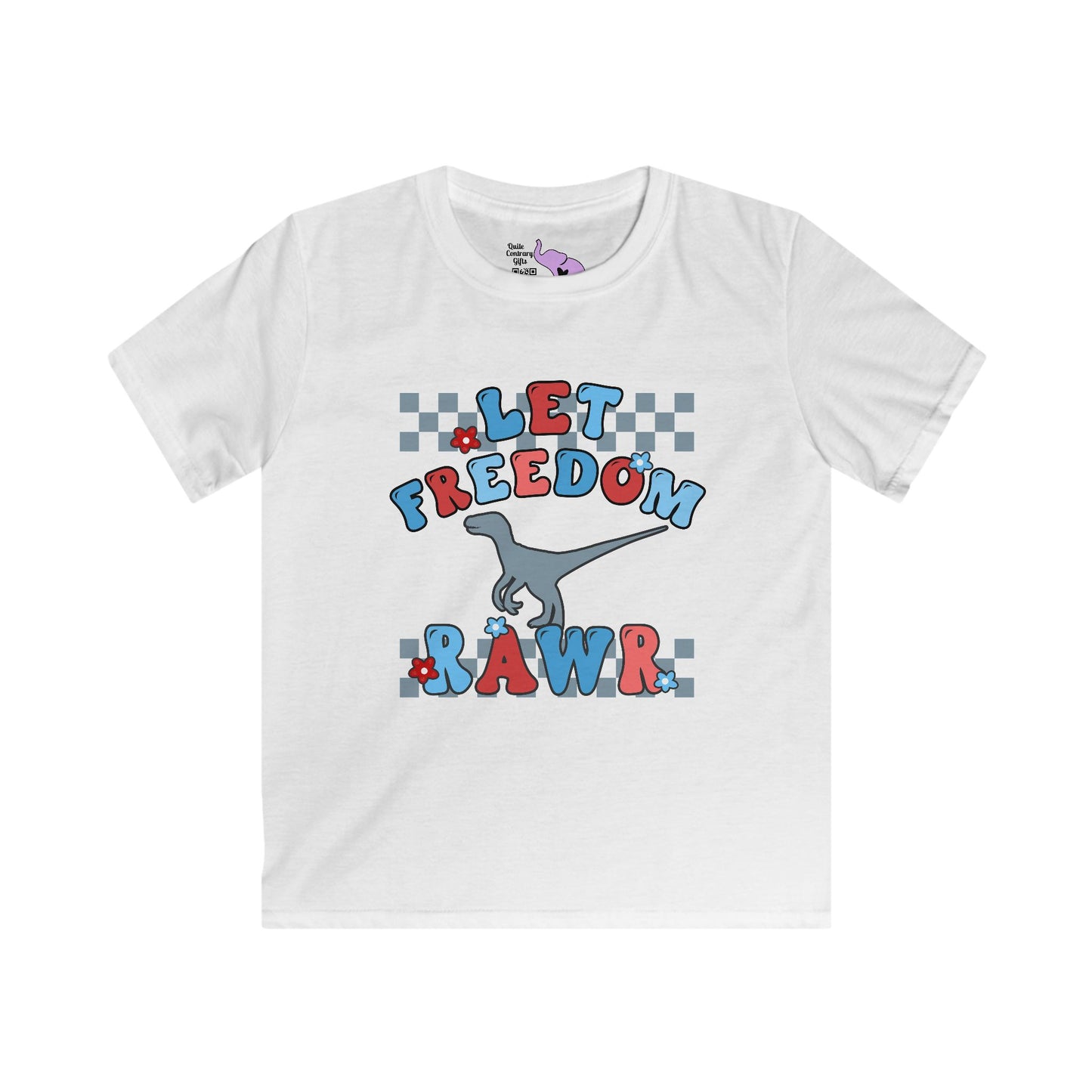 Let Freedom Rawr Youth Softstyle Tee