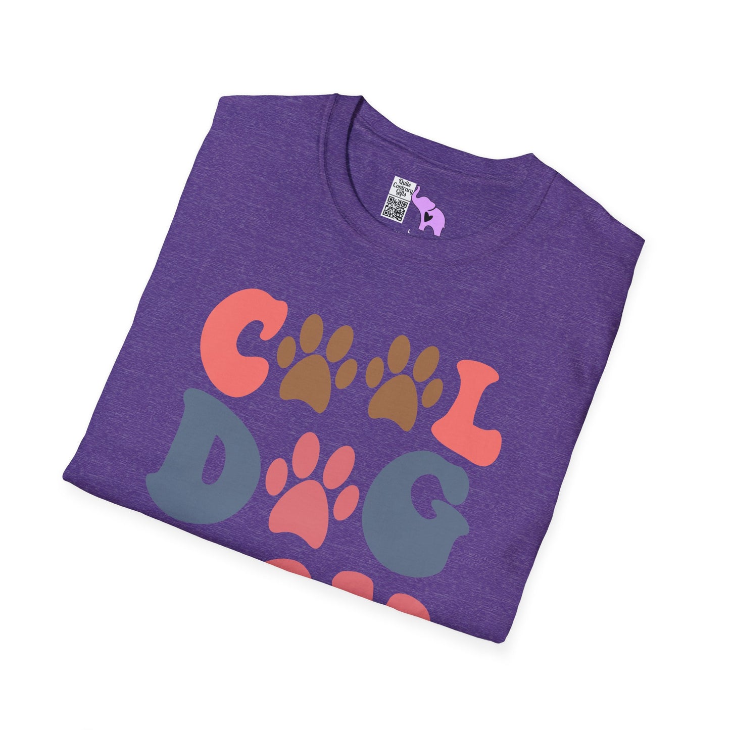 Cool Dog Mom Adult T-shirt