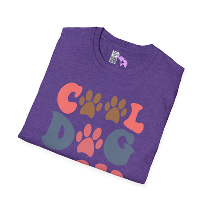 Cool Dog Mom Adult T-shirt
