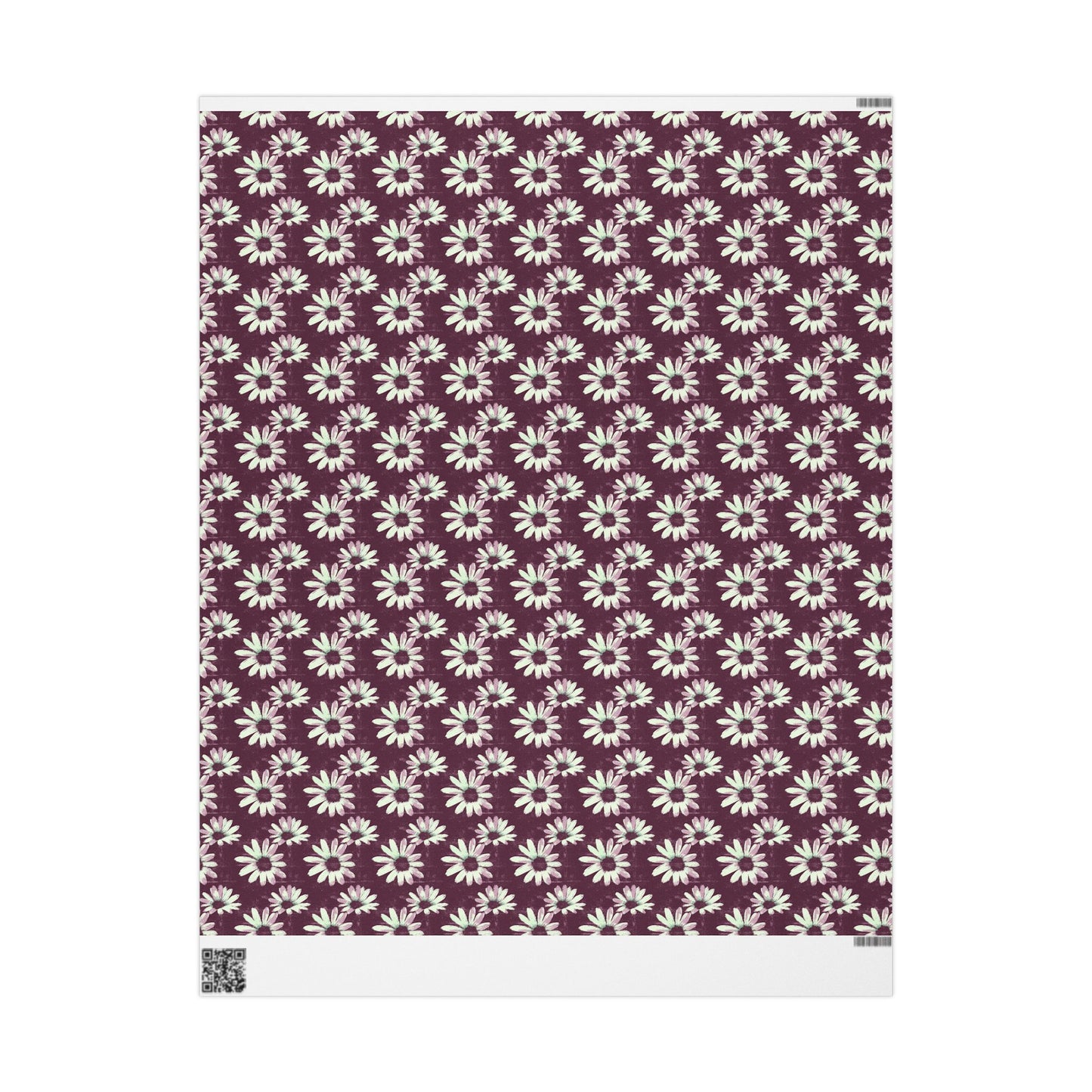 Purple Tide Petals Wrapping Paper