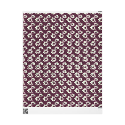 Purple Tide Petals Wrapping Paper