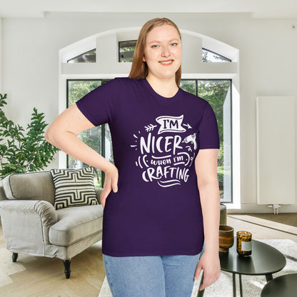 I'm Nicer When I'm Crafting Adult T-shirt