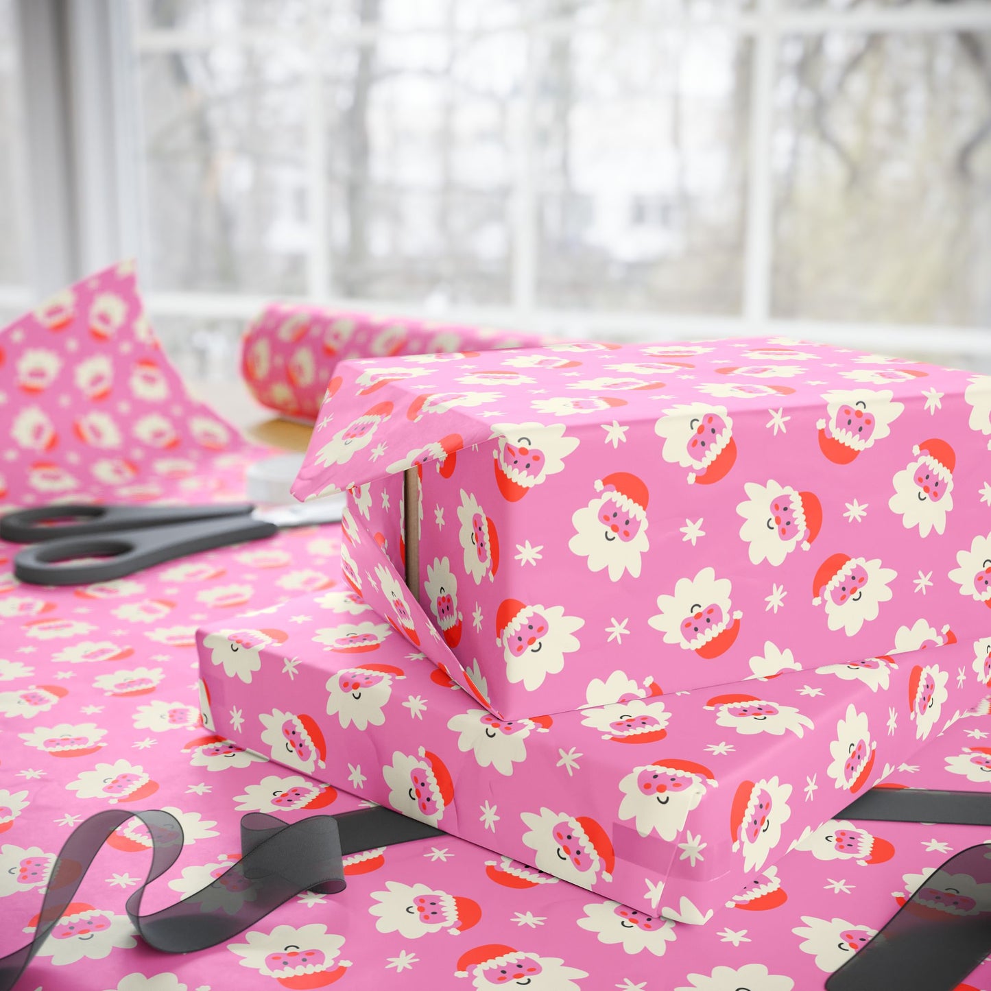 Jolly in Pink Wrapping Paper