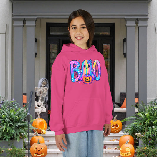 Pastel Boo Youth Hoodie