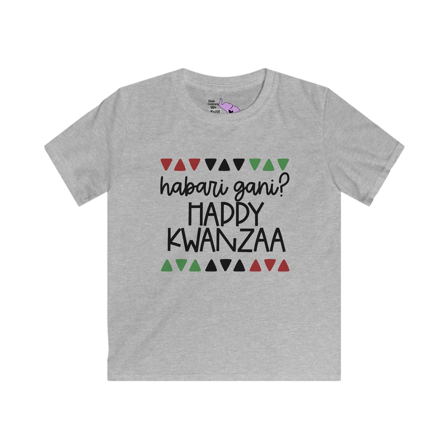 Habari Gani? Happy Kwanzaa Youth Softstyle Tee