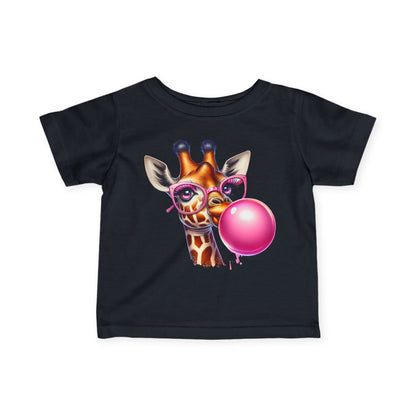 ""Giraffe Blowing Bubble Infant Soft T-Shirt
