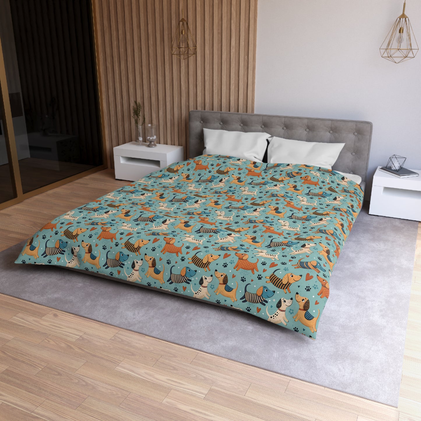 Dapper Doggies Duvet Bedding Set