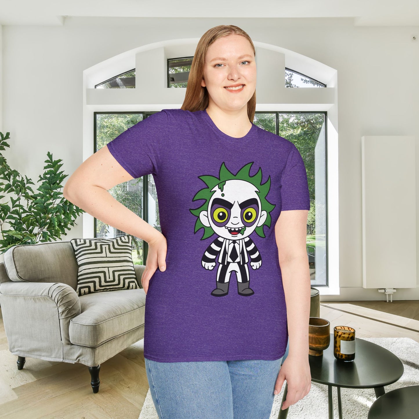 Beetlejuice (Colorful) Adult T-shirt