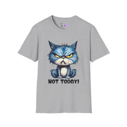 Not Today (Angry Cat) Adult T-shirt