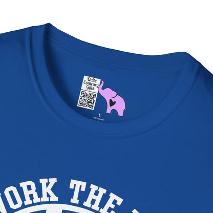 I Work The Pole So She Doesnt Have To Adult T-shirt