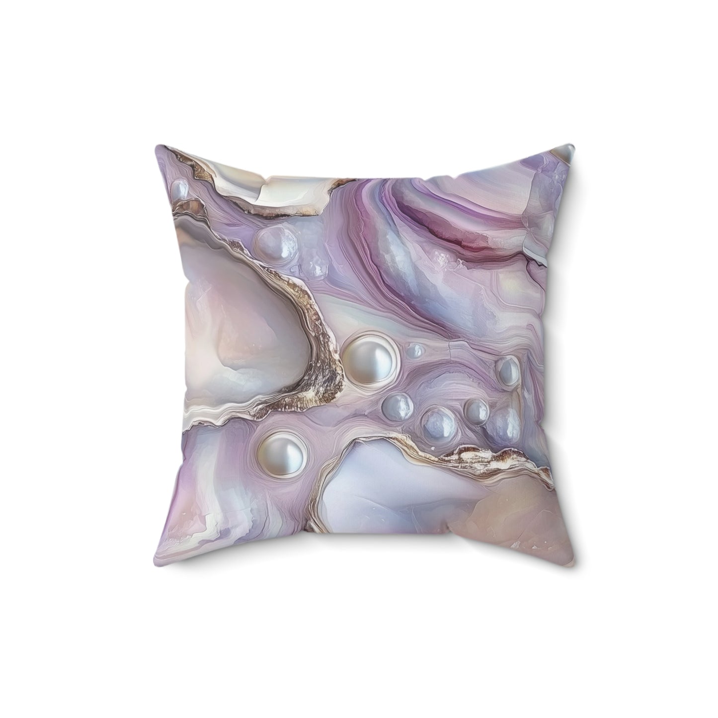 Purple Opalescent Dreams Throw Pillow