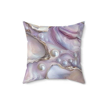 Purple Opalescent Dreams Throw Pillow