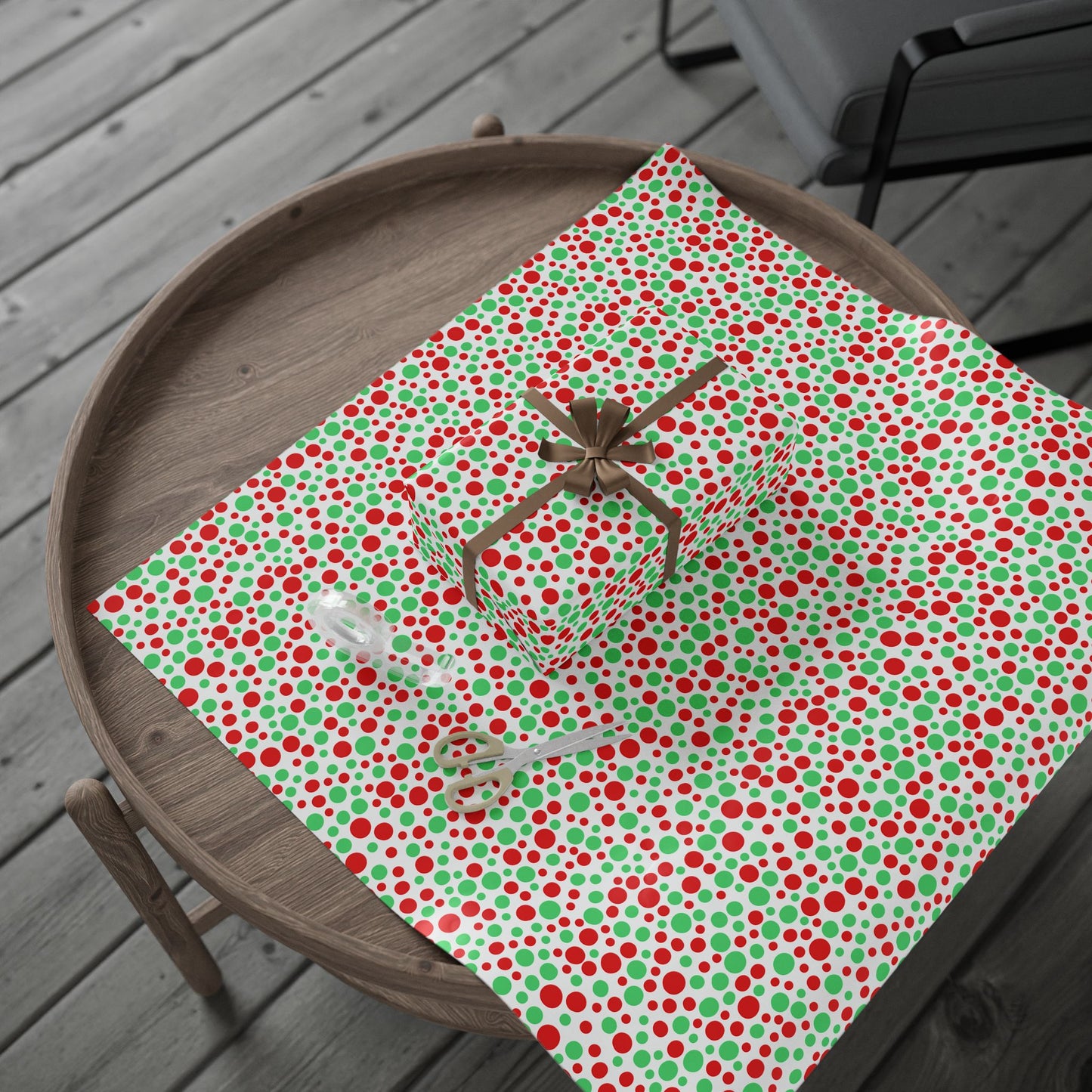 Merry Spots Wrapping Paper