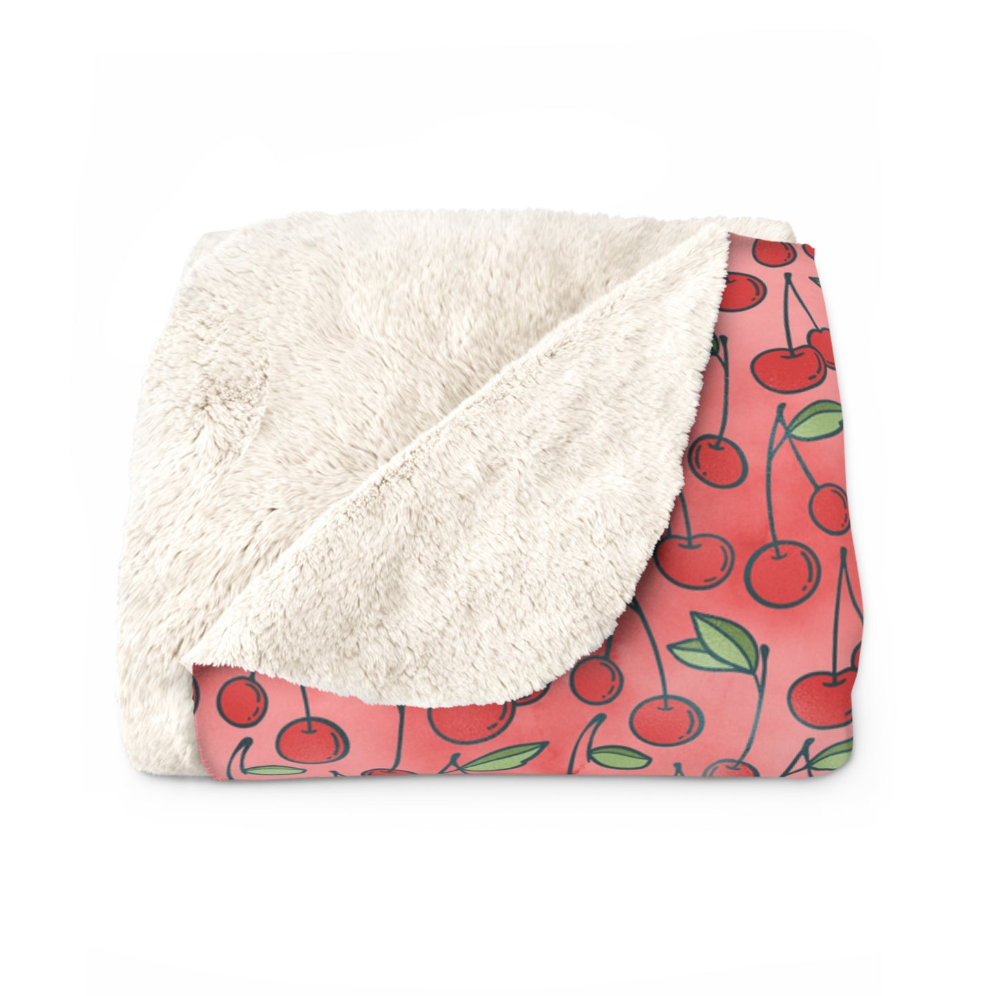 Cherry Bombshell Fleece Blanket