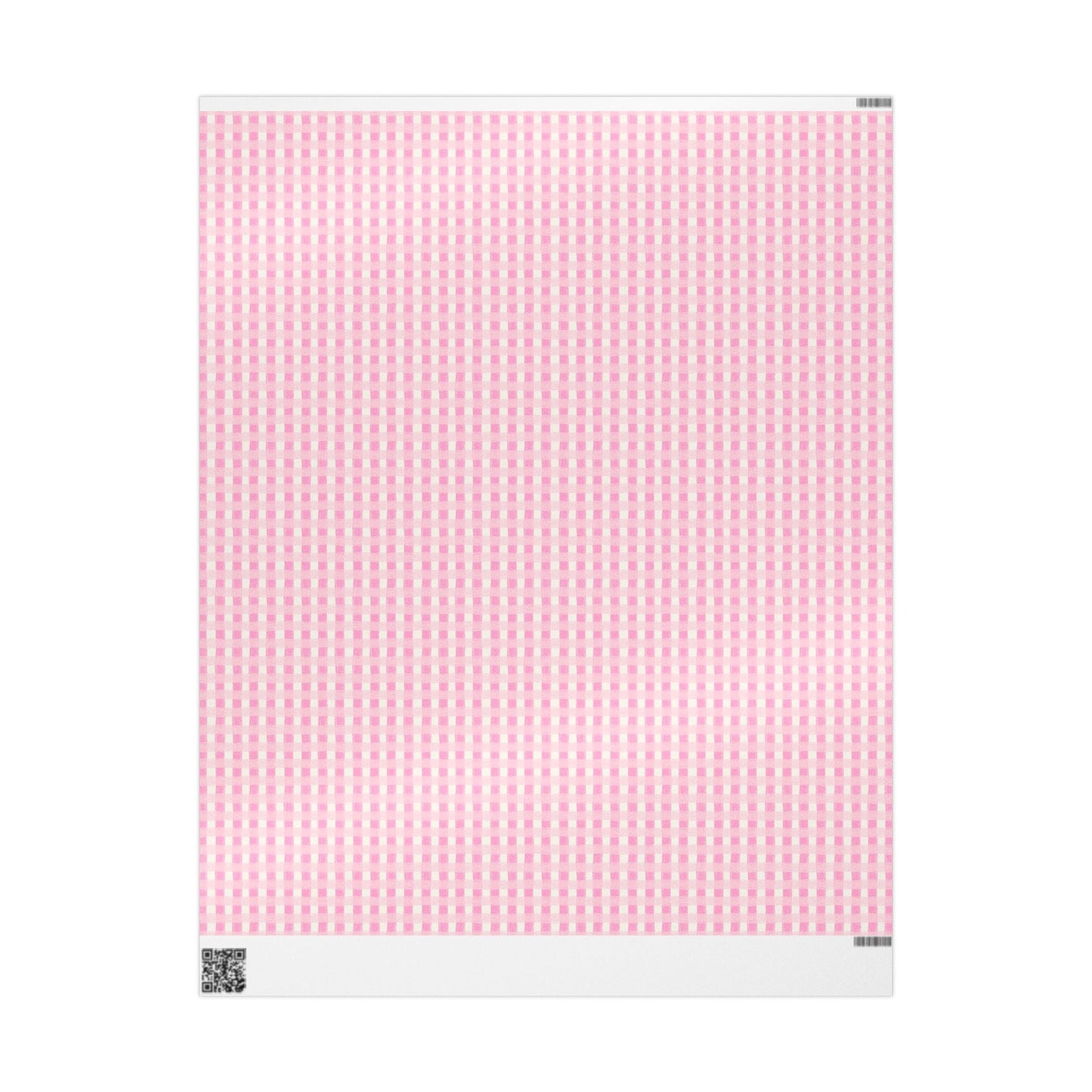 Dreamy Rose Gingham Wrapping Paper