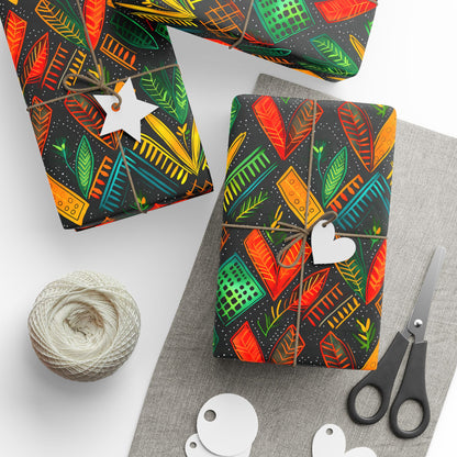 Kujichagulia Waves Kwanzaa Wrapping Paper