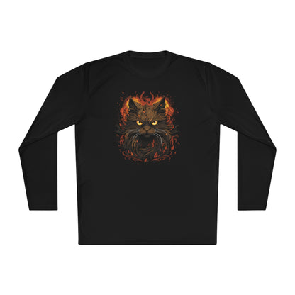 Creepy Black Cats 8 Adult Long Sleeve Tee