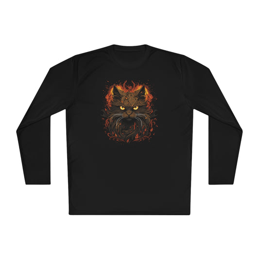 Creepy Black Cats 8 Adult Long Sleeve Tee