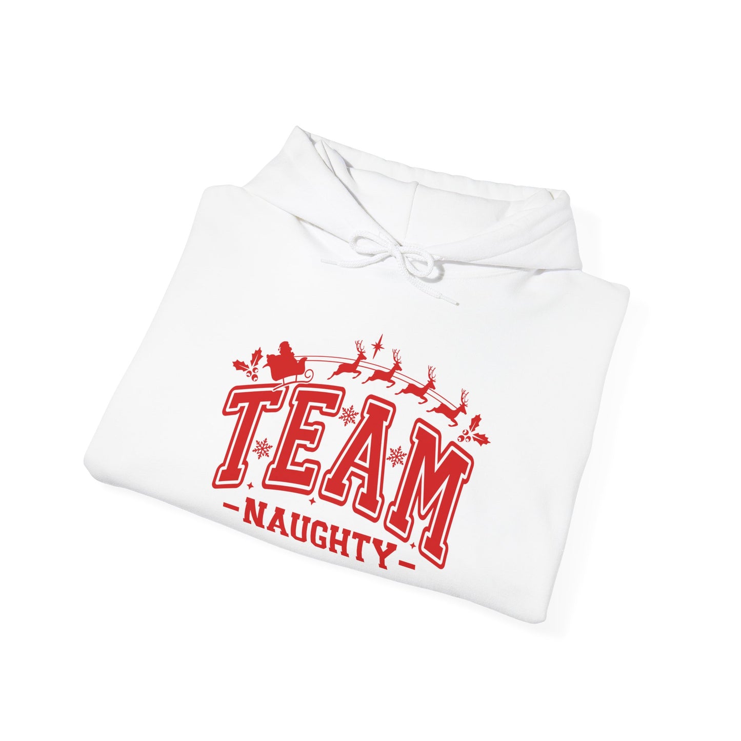 Team Naughty Adult Heavy Blend™ Hooded Sweatshirt