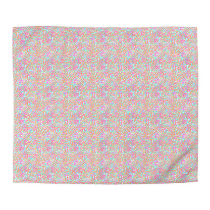 Tropical Sunset Palms Duvet Bedding Set