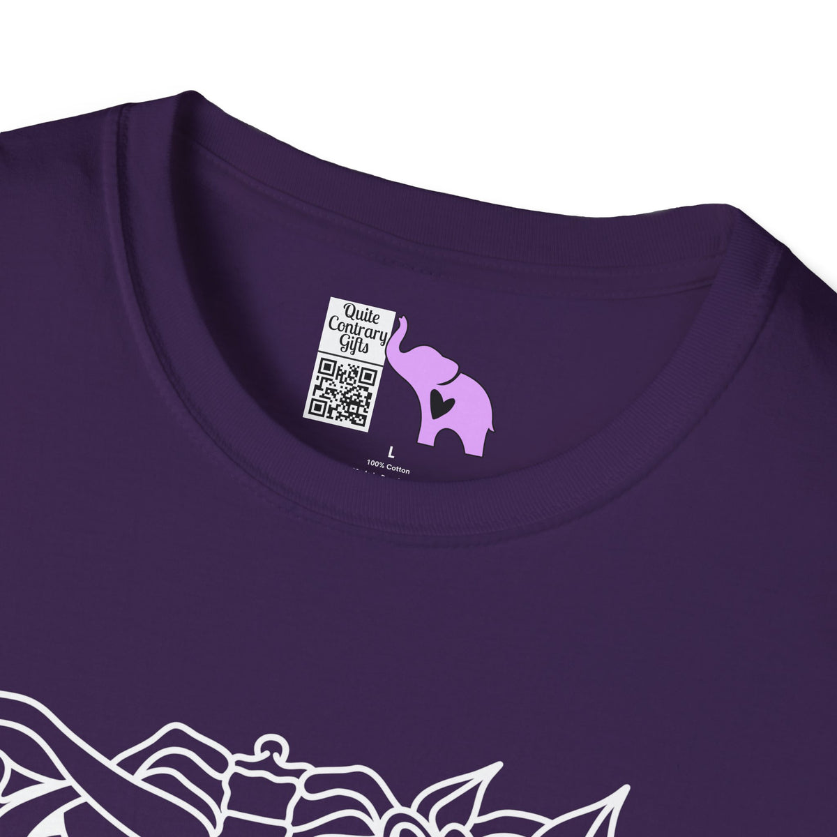 Floral Ribcage Adult T-shirt