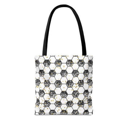 Soccer Gold Rush Canvas Tote Bag