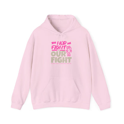 Her Fight is Our Fight Heavy Blend™ Hooded Sweatshirt
