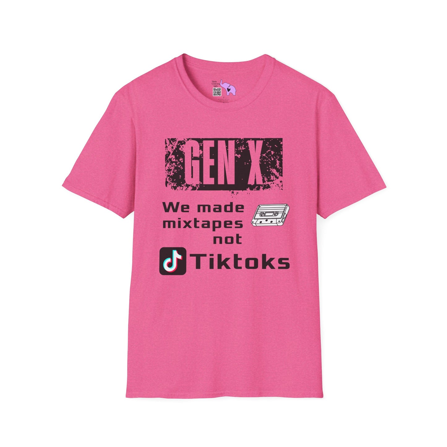 Gen X We Made Mixtapes Not Tiktoks Adult T-shirt