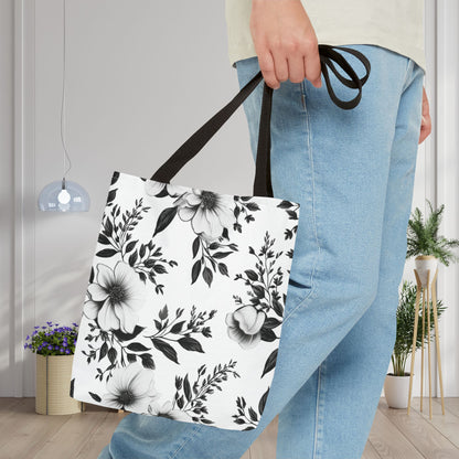 Garden Sketch Canvas Tote Bag