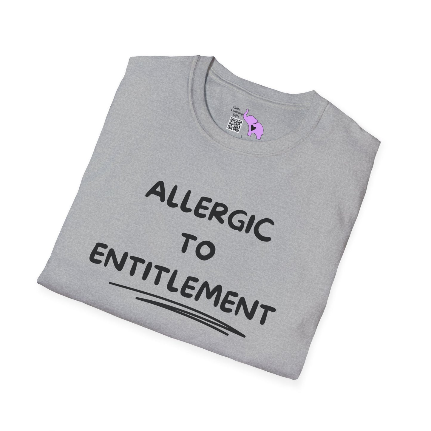 Allergic To Entitlement T-shirt