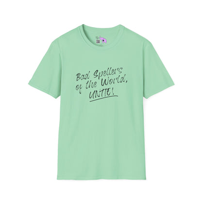 Bad Spellers of the World, Untie! Adult T-shirt