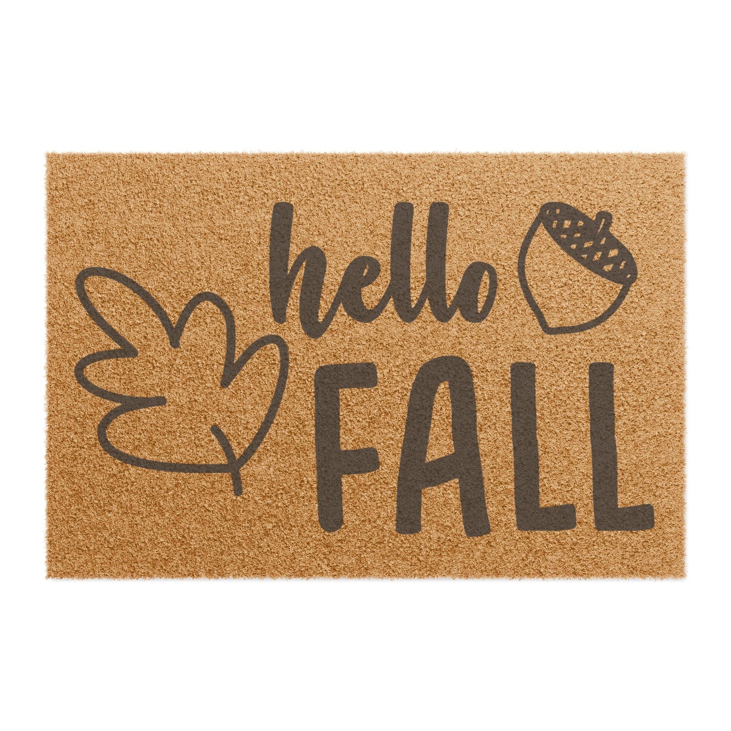 Hello Fall Coconut Fiber Doormat