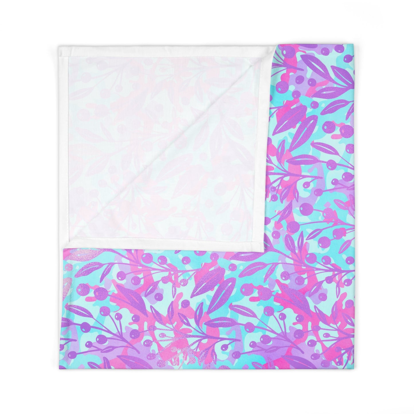 Sweet Berry Bloom Baby Swaddle Blanket
