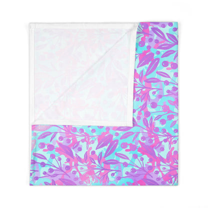 Sweet Berry Bloom Baby Swaddle Blanket
