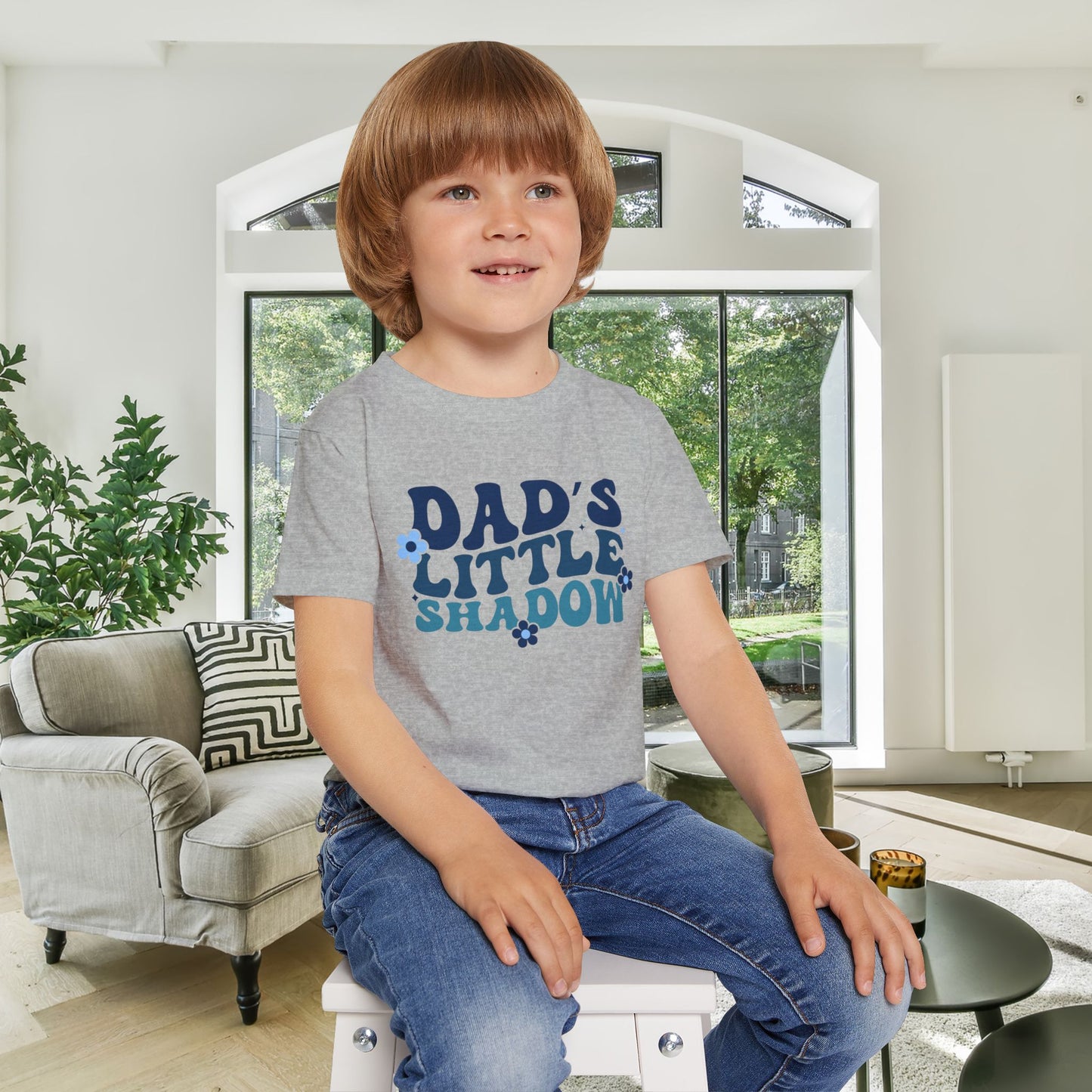 Dad's Little Shadow Heavy Cotton™ Toddler T-shirt