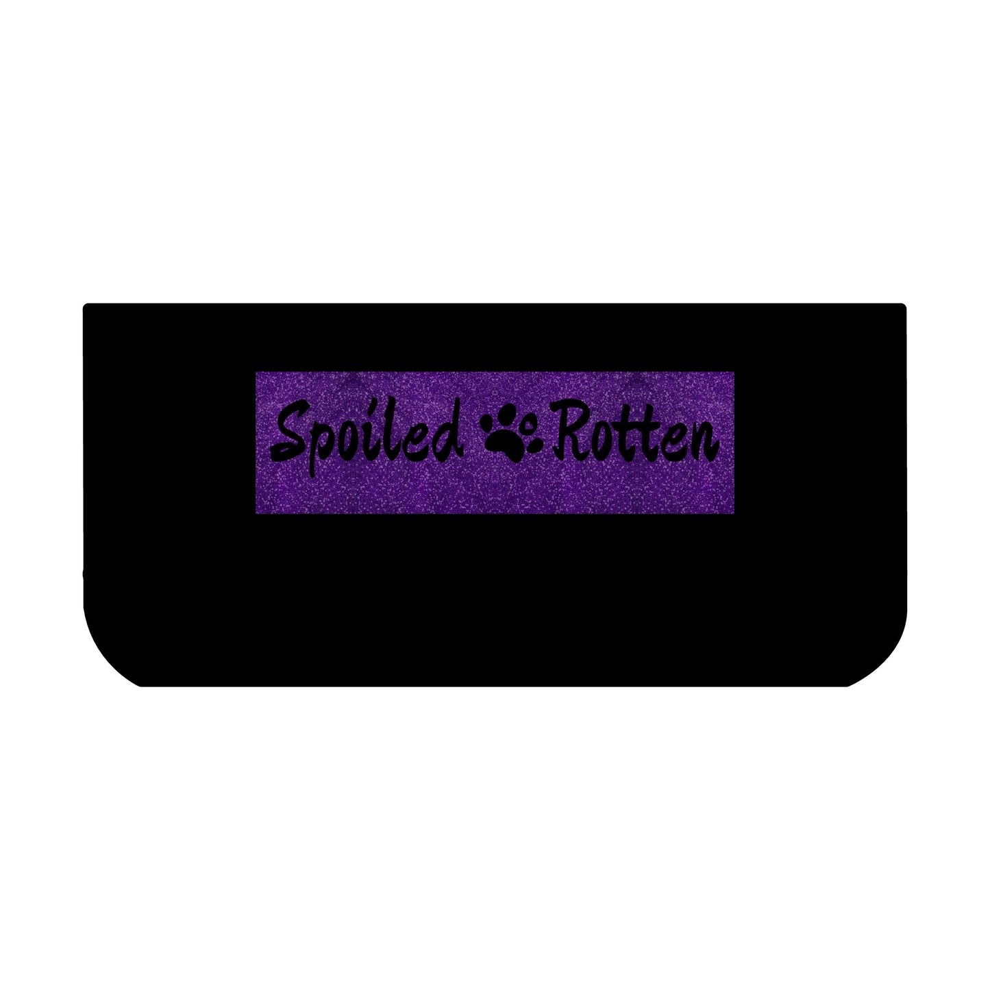 Spoiled Rotten Purple Dog Bowl