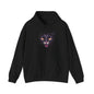 Black Cat Face Heavy Blend™ Hooded Sweatshirt
