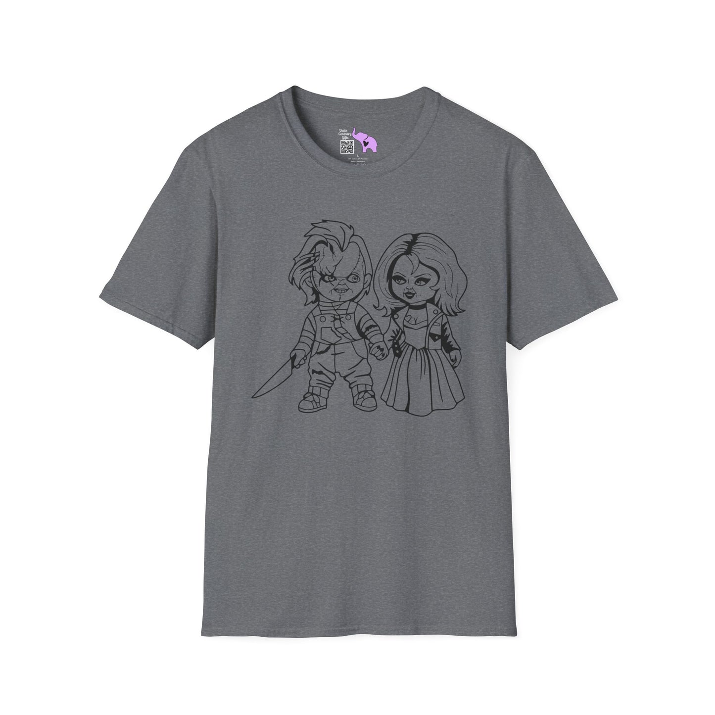 Chucky with His Bride Adult T-shirt
