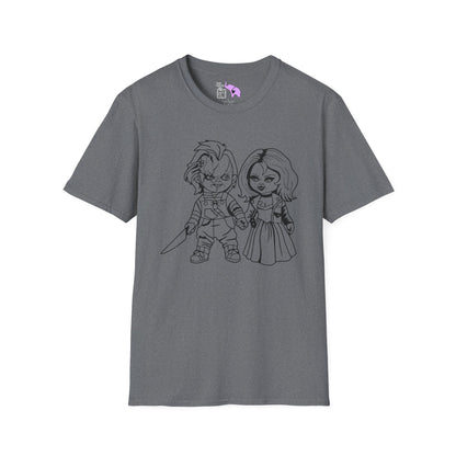 Chucky with His Bride Adult T-shirt
