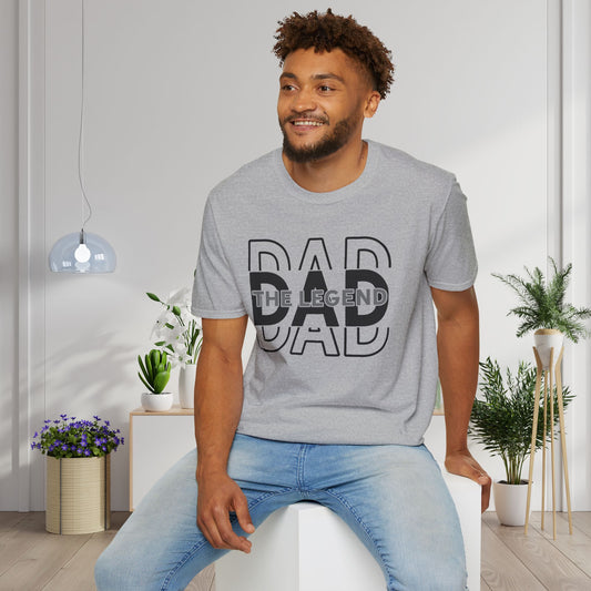 Dad The Legend Adult T-shirt