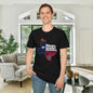 God Made Me Jesus Saved Me Texas Raised Me Adult T-shirt