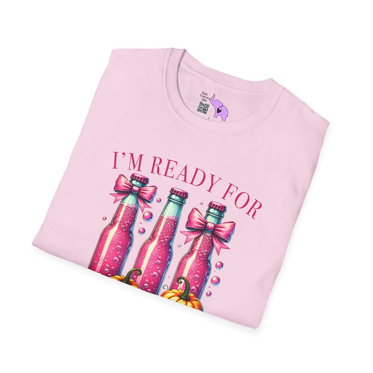 I'm Ready for Beerloween Pink Adult T-shirt