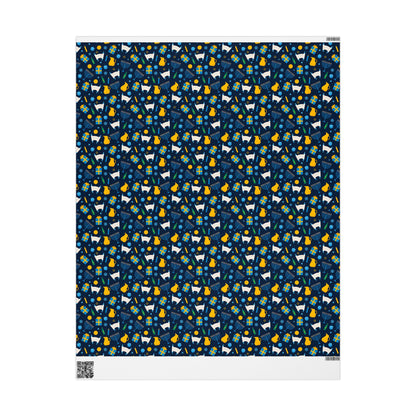 Bright Traditions Hanukkah Wrapping Paper