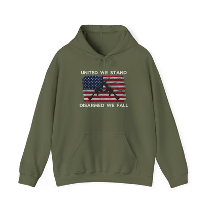 United We Stand Disarmed We Fall Heavy Blend™ Hooded Sweatshirt